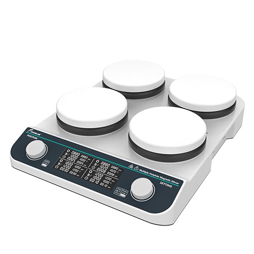 Multiple Magnetic Stirrer with Heating EMS-MHS-4Pro