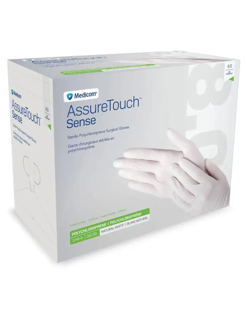 Medicom AssureTouch Sense Polychloroprene Sterile Surgical Gloves