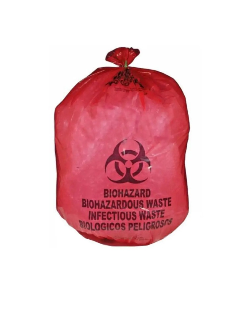DUPLICATE Biohazard Bag Red W24" x L32" | 250/Case 