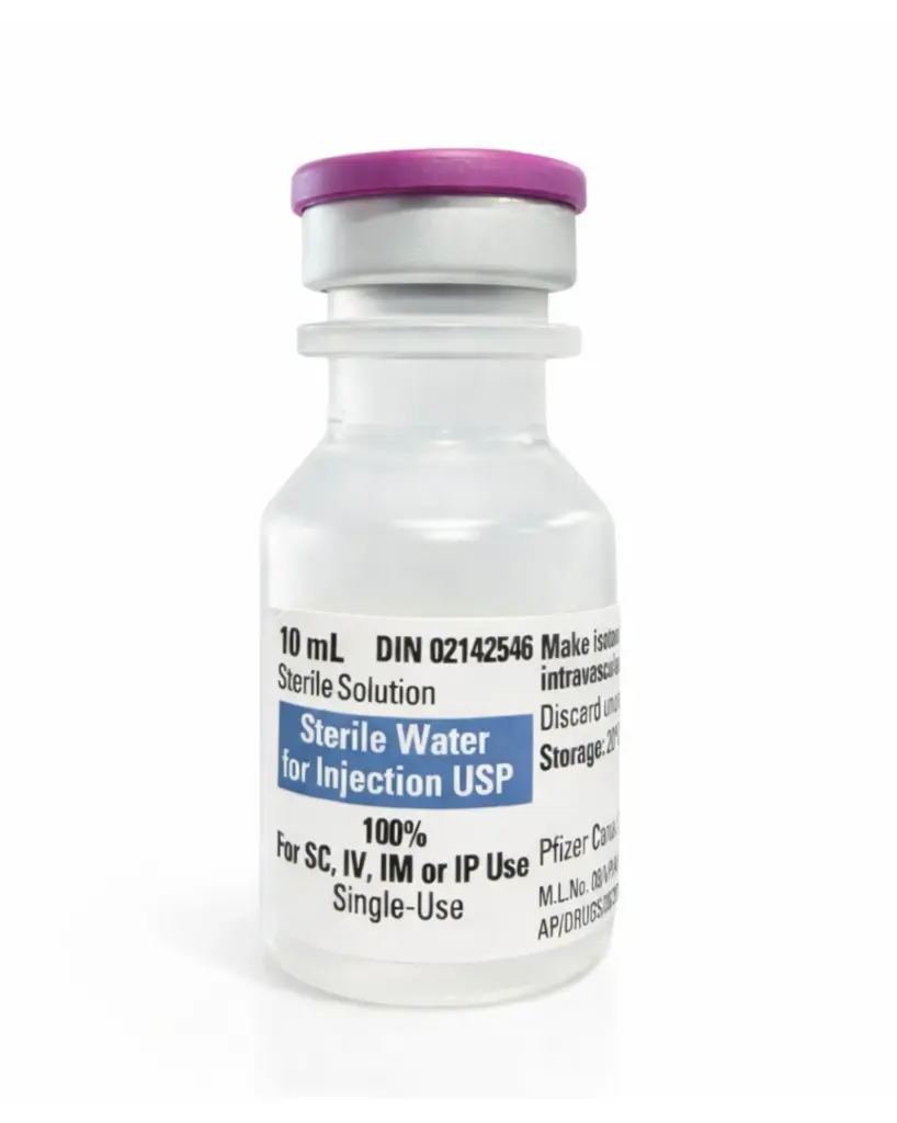 Pfizer Sterile Water Injection 10mL DIN 02142546