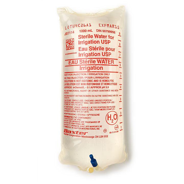 Baxter - Sterile Water for Irrigation USP (1000mL) - 	533-JB7114