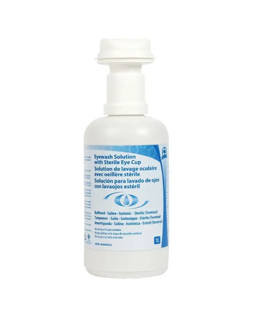Eyewash Solution with Sterile Eye Cup 1L | F4601169