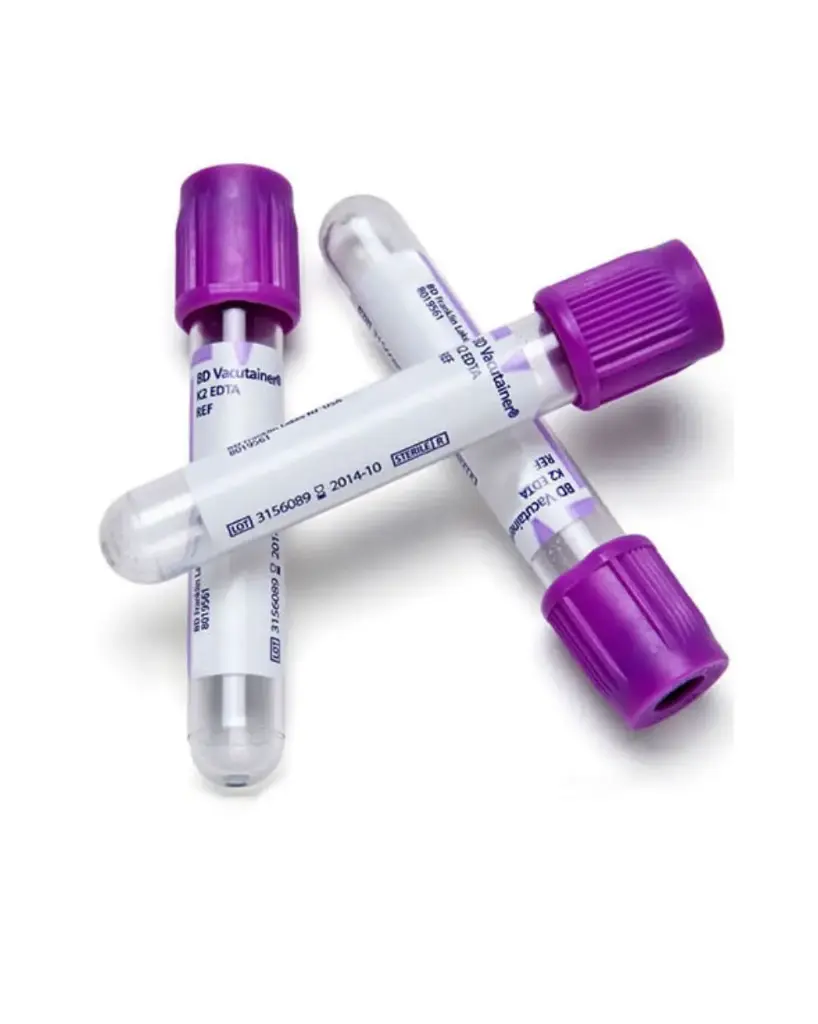 BD Vacutainer EDTA Tubes Lavender | 100/Box | 367861