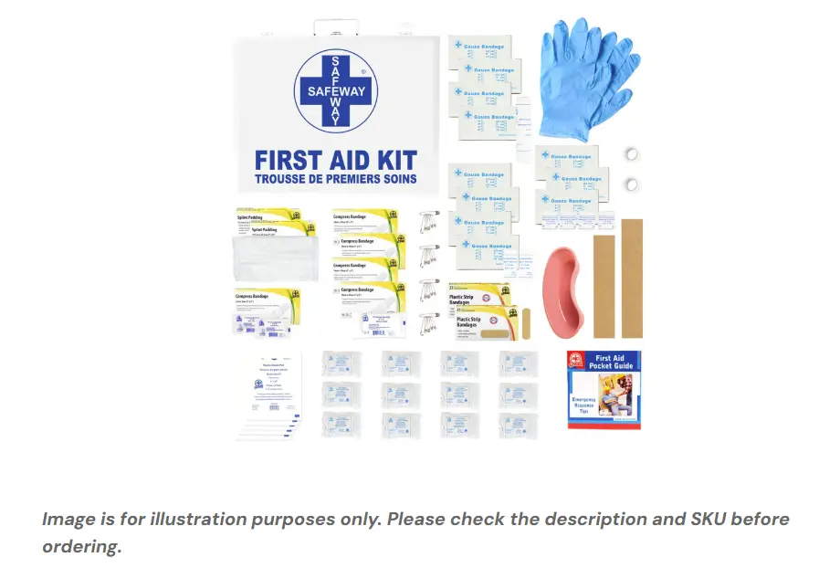 First Aid Box Ontario Level 2 M02 Metal Unitized Kit – Customized Ambulance First Aid Kit