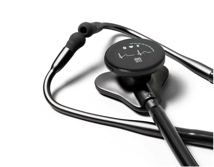 Eko CORE 500 Digital Stethoscope 3-Lead ECG, 40x Amplification E