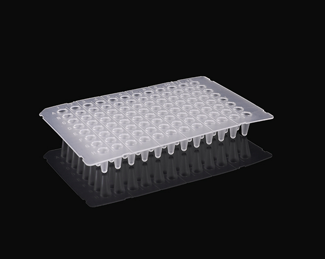96 Well PCR Plate, 0.2 mL Well Volume, Clear (Box of 25 plates), Non-skirted