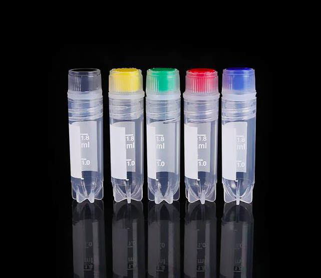 2.0 mL Cryo Tube, Internal Cap, Sterile (100 tubes), Blue