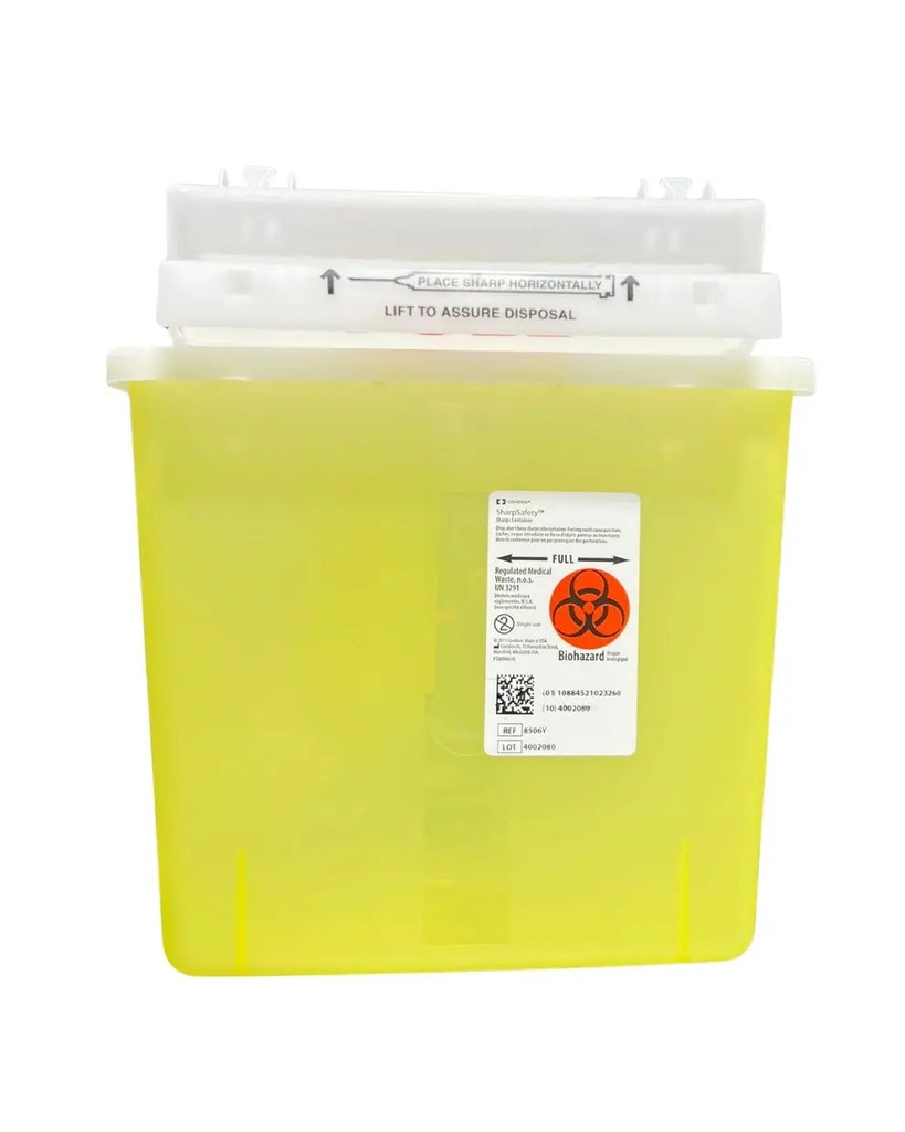 Sharps Container Yellow 5 Quart | 8506Y