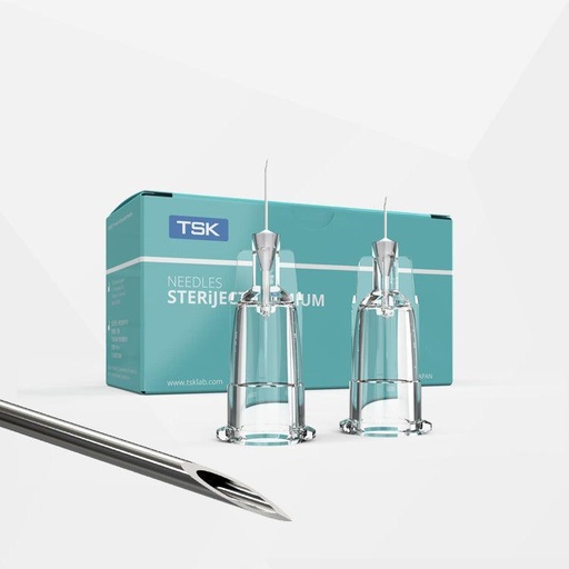 [PRE-32013-100] 32G x 13mm (1/2") | TSK Regular Hub STERiJECT Hypodermic Needle | 100/Box | PRE-32013-100