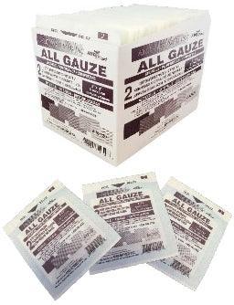 [A3120] Gauze Sterile Cotton Sponges - 3" x 3" - 12 Ply (40 Pouches, 2/PK)