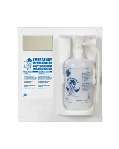 [F4560701] Eyewash Station Single with 1L Bottle (Empty) 