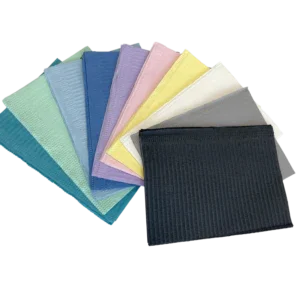 Aurelia Dental Bibs | 13" x 18" | 2-Ply Paper + 1-Ply Poly | 500/Box