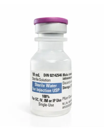 Pfizer Sterile Water Injection 10mL DIN 02142546
