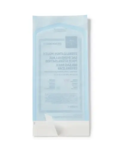 Medline Self-Sealing Steam Sterilization Pouch, 5.25" x 10" (13.34 cm x 25.4 cm) | MPP100525GS