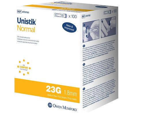 [AT0702] Owen Mumford - Unistik 3 Normal Safety Lancet (23G x 1.8mm)