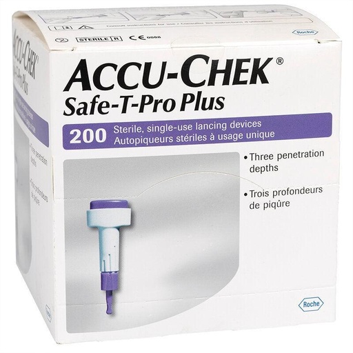 [3740838001] ACCU-Chek Safe-T Pro Plus Lancet Device (23G x 1.3mm,1.8mm,2.3mm)